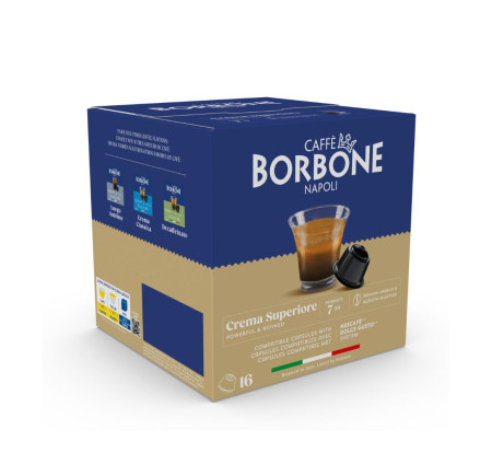 Caffe Borbone Crema Superiore συμβατές κάψουλες Dolce Gusto