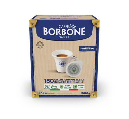 BORBONE Caffe espresso 150 cialde ESE 44mm Miscela BLU 