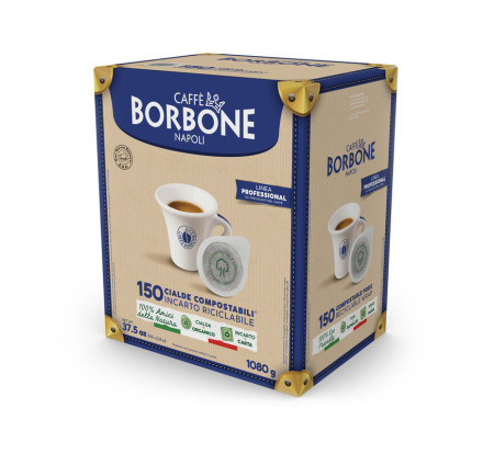 BORBONE Caffe espresso 150 cialde ESE 44mm Miscela BLU 