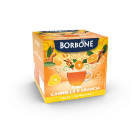 BORBONE cialde compostabili tisana  CANNELLA E ARANCIA