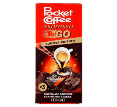POCKET COFFEE TO GO SUMMER EDITION FERRERO ESPRESSO 3 τεμ. POCKET COFFEE TO GO SUMMER EDITION FERRERO ESPRESSO 3 τεμ.
