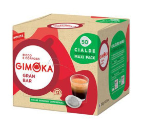 GIMOKA GRAN BAR  CIALDE 50pz. ΧΑΡΤΙΝΕΣ ΤΑΜΛΕΤΕΣ  50τεμ.