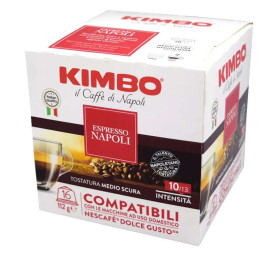 KIMBO ESPRESSO NAPOLI 16pz.  CAPSULES  7g.  ΣΥΜΒΑΤΕΣ ΜΕ ΜΗΧΑΝΕΣ DOLCE GUSTO