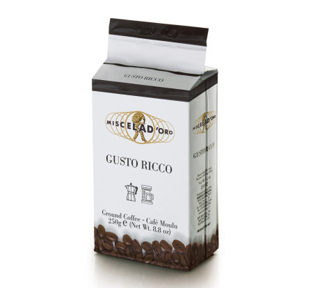 MISCELA D'ORO  GUSTO RICCO Aλεσμένος >Φίλτρου >  Macinato > Ground .