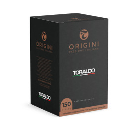 TORALDO ORIGINI caffe espresso cialde, χάρτινη ταμπλέτα 150 Τεμ.