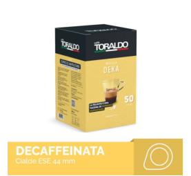 Toraldo - Decaffeinata, e.s.e pod, 50x χάρτινες ταμπλέτες καφέ