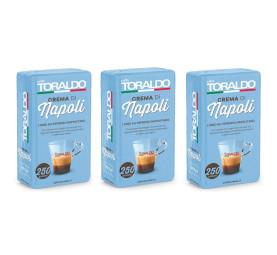 TORALDO Espresso Macinato | Grema di Napoli 250gr.  Χ  3  τεμ.