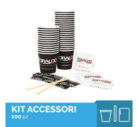   TORALDO   KIT 100 pz. ΧΑΡΤΙΝΑ  ΚΥΠΕΛΛΑ  ΕΣΠΡΕΣΣΟ | ESPRESSO